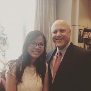 Pichleap with Mitch Landrieu