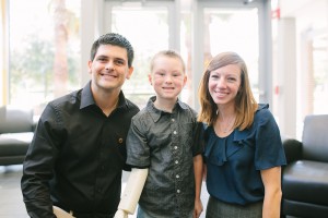 Albert and Katie Manero with Alex following a media day. Photo Credit: KT Crabb Photography  