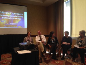 Fulbright Scholar alumni shared their Fulbright experiences on a panel at the Network of Public Policy, Affairs and Administration (NASPAA) conference in Albuquerque, New Mexico.